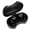Black, variant on Rupoun Premium Silicone Swimming Ear Plugs Waterproof Spiral Ear Protectors for Adults and Kids Reusable Noise Cancelling Earplugs with Storage Case for Water Sports & Sleep, Yellow (2.75 in)