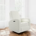 thumbnail image 3 of Storkcraft Santa Monica Infant Power Recliner Swivel Glider with USB, Ivory Boucle, 3 of 16