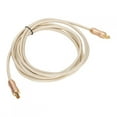 thumbnail image 2 of Stable Performance Amplifier Audio Cable, Fiber Braided Digital Optical Cable, for Power Amplifier for Headphone Amplifier for Audio Decoder Gold, 2 of 7