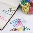 thumbnail image 4 of Clips de colores, 300 clips de colores variados con caja de plástico, clips de 50 mm, clips de colores, 6 colores, 4 of 5