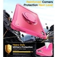 thumbnail image 4 of Case for iPad (A16) 11th/10th Generation Case 11 inch 2025/10.9'' 2022 Handle Protective Cover 360 Rotating Ring Stand, Shockproof Dropproof Case for Kids Kickstand & Pencil Holder & Shoulder Strap, 4 of 7