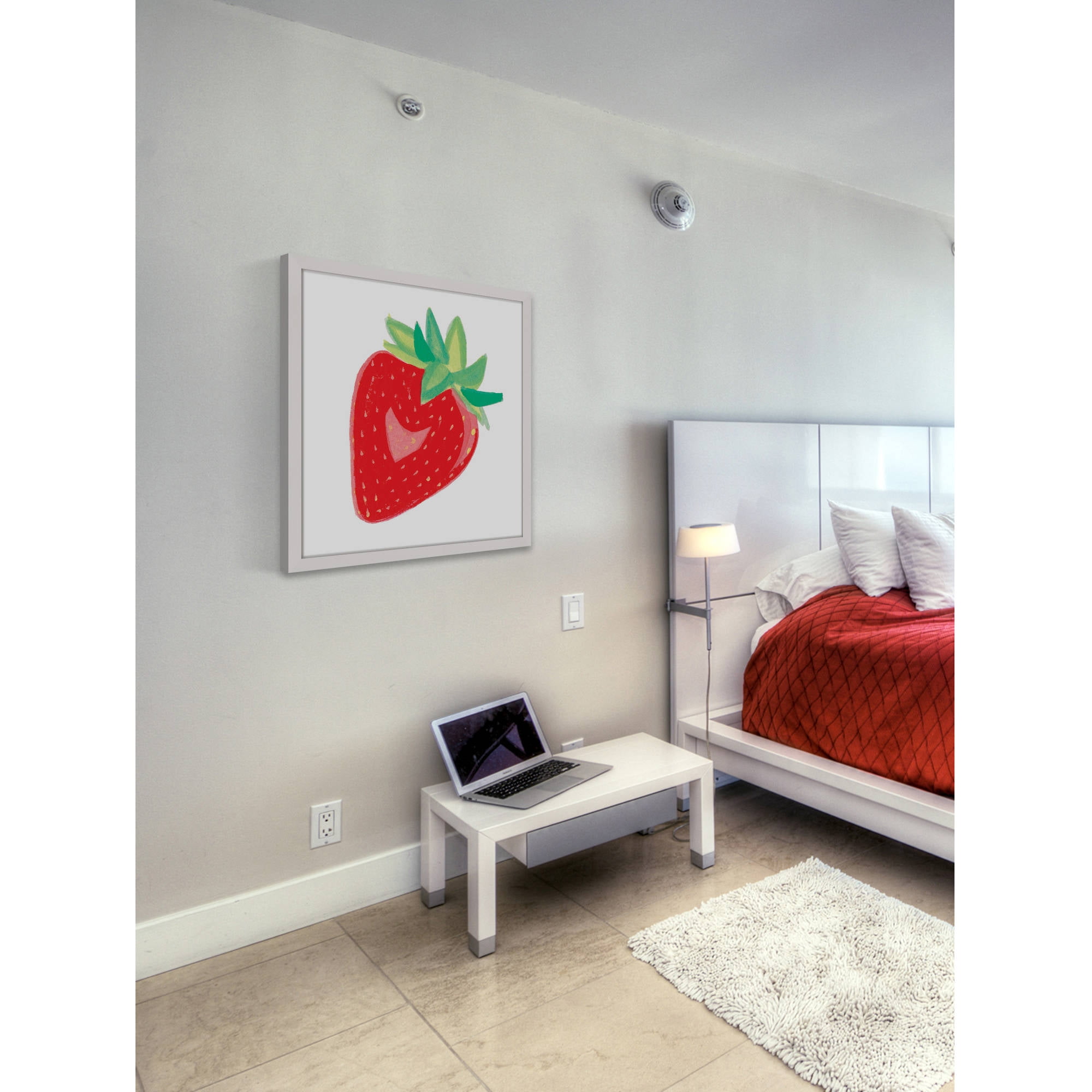 Marmont Hill "Strawberry" by Molly Rosner Framed Painting Print