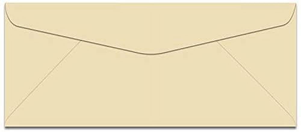 Limited Papers (TM) Regular Mailing And Business Envelopes, Left Hand Window, No. 10 (4.8 x 9.5 Inch), Gummed seal, 24 Pound, Variety of Colors And Quantities. (Ivory, 500)