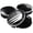 Black American Flag, variant on (Set of 4) for Chevrolet 3 1/4 inches=83mm Black Wheel Center Caps Covers HubCap fit Most 18"&20"&22" Rims for Suburban Silverado Tahoe & GMC Sierra Yukon Denali 22837060 9596403 88963143