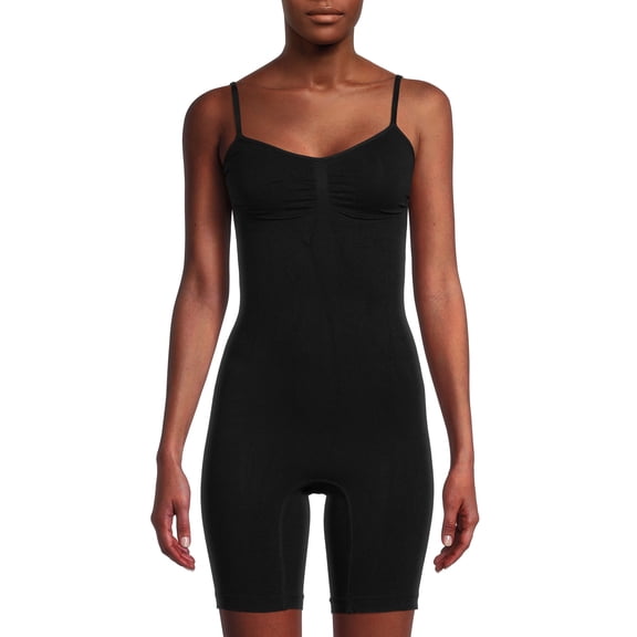 Comfort by Real Women's Seamless Mid-Thigh Shaping Bodysuit