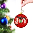 thumbnail image 1 of Mefallenssiah 1Pc Christmas Ornament Paperboard Christmas Tree Pendant Crafts with Rope, 1 of 5