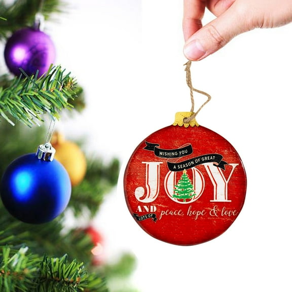 Vikakiooze 2022 1PC Christmas Ornament Paperboard Christmas Tree Pendant Crafts With Rope Christmas Decorations