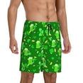 thumbnail image 2 of Sikiie St Patrick's Day2 Mens Pajama Shorts, Lightweight Lounge Pant with Pockets Soft Sleep Pj Shorts for Men4X-Large, 2 of 6