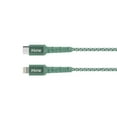 thumbnail image 4 of iHome Durastrain 6ft Lightning to USB Type-C Cable - Green, 4 of 5