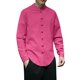 thumbnail image 1 of Camisas s Para Hombre De Vestir Camisa de manga larga para hombre Camisa casual con cordón de moda Camisa medieval masculina (RD2, XL), 1 of 6