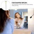 thumbnail image 3 of HEANUJJ 9Pcs Powder Brush Set Golden Makeup Tools for Face Highlight and Contouring, 3 of 8