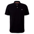thumbnail image 1 of TOM TAILOR Polo de hombre con botonadura - Polo básico con contraste, corte regular, algodón Negro 3XL (XXX-Large), 1 of 6