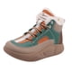 thumbnail image 3 of Botas de nieve de invierno para mujer, botas cortas cómodas y cálidas antideslizantes, zapatillas de moda informales para correr, caminar, senderismo, , verde 37 Yinane Botas de nieve, 3 of 7