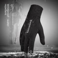 thumbnail image 2 of Guantes de montar para hombre, cálidos, para deportes al aire libre, a prueba de viento, impermeables, de terciopelo, guantes para pantalla táctil de coche eléctrico, 2 of 4