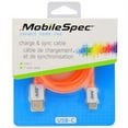 thumbnail image 2 of MobileSpec MBS06344 3-Feet USB-C to USB Charge and Sync Foam Cable Orange, 2 of 2