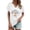 White, variant on Trendfront Womens Tree Of Life Tops Graphic Print V Neck Casual Short Sleeve Loose Fit Tee Trendy Fashion T Shirts Pullover Daily Wear