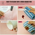 thumbnail image 5 of 4pcs Refrigerator Liners Mats Washable, Refrigerator Mats Liner Waterproof Oilproof, Fridge Liners For Shelves, Cover Pads For Freezer Glass Shelf Cupboard Cabinet Drawer pink（45*29CM）, 5 of 5