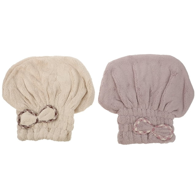 Shisuyan Chapeau Absorbant l'Humidité Apparence Dessin Animé Violet 2 Pcs 11X10X1In