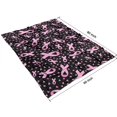 thumbnail image 4 of Pink Ribbon Breast Blanket,Comfortable Soft Lamb Wool Throw Blanket,All Season,Warm Lightweight Blankets for Sofa Bed Couch Living Room Chair,60"x80", 4 of 4