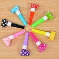 thumbnail image 2 of Eease Noiseless Blowouts Prop 60pcs Birthday Party Blower Plastic Noise Makers, 2 of 5