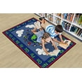 thumbnail image 2 of Flagship Carpets FCICE18922W Easy Care Happy World Rug- 72 x 48 in., 2 of 8