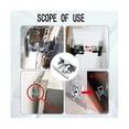 thumbnail image 3 of 1pcs Spring Loaded Door Easy Lock Stop Catch Release Clamp Double Roller Catch (mp-3) Banmo, 3 of 5