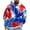 Blue, variant on DDAPJ pyju Men's Fashion Hoodies Tie Dye Print Hooded Sweatshirt Loose Casual Pocket Hoodie Drawstring Pullover Sweatshirts with Kangaroo Pocket Pink L