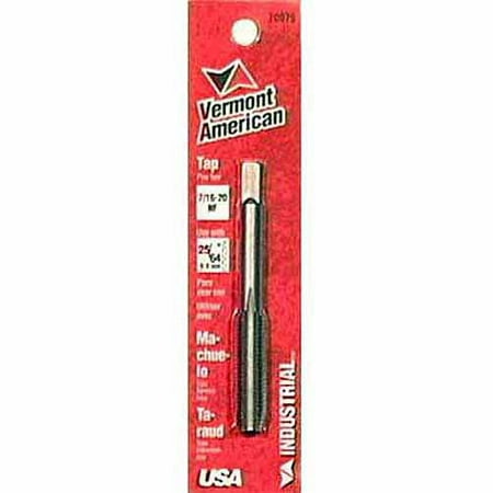 Vermont American 20075 7/16-20 NF Fractional Size Plug Taps