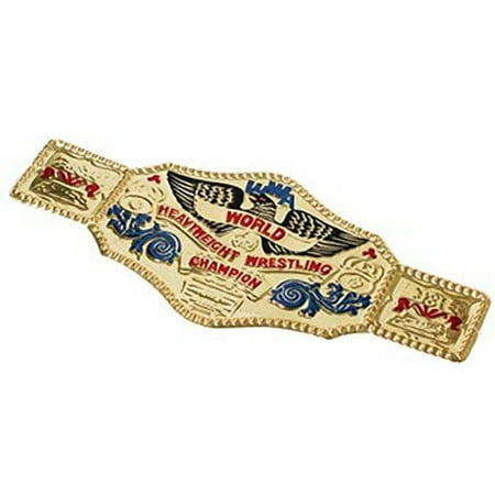 World Wrestling Championship Belt Costume Accessory WWF WWE Wrestler Gold