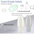 thumbnail image 3 of TSA Approved Travel Bottles, 3oz Leak Proof BPA Free Silicone, 6 pack, 3 of 4
