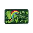 thumbnail image 6 of St Patricks Day Doormat Welcome Mat Green Shamrock Indoor Outdoor Porch Entrance Decor for Irish Festival Holiday(Green-B), 6 of 6
