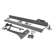 Rough Country 50" Black LED Upper Windshield Kit for 18-23 Jeep JL/JT - 70069 Fits select: 2018-2019 JEEP WRANGLER UNLIMITED, 2020 JEEP WRANGLER