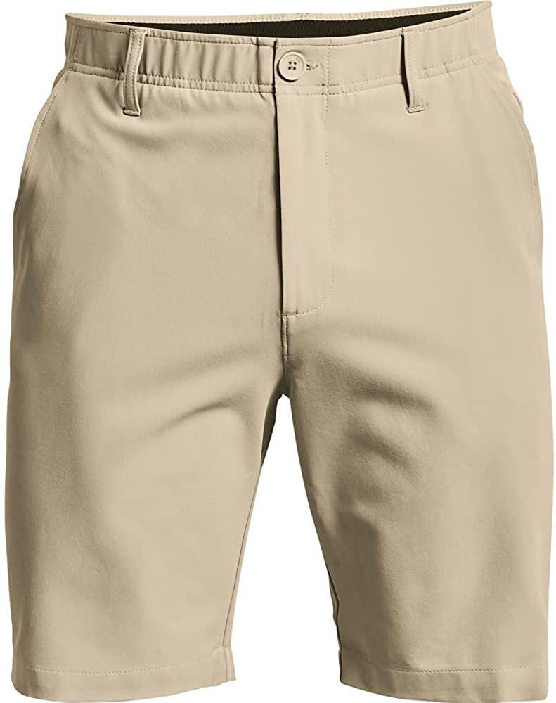 Under Armour Mens Drive Shorts Khaki 289/Pitch Gray 30 Regular -