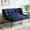 Corded Navy, variant on 6" Futon Mattress Full Size, Tufted Futons Sofa Couch Bed with Twisted Rope Design Edging, Thick Corded Fabric Floor Mattress for , Shredded  Filling (Frame Not Included),