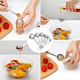 thumbnail image 2 of Juego de 6 cucharas medidoras de acero inoxidable, cucharas pequeñas, cucharillas, juego de 6 con nivelador adicional, para líquidos y secos, 2 of 7