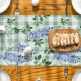 thumbnail image 4 of Wisteria Plant Geometry Table Runners Dresser r for Kitchen Holiday Party Table Runner Washable Dining Long Cloth, 4 of 7