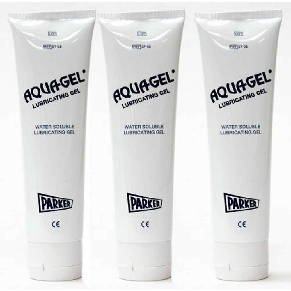 Parker Labs 5705 Aquagel Lubricating Gel Tube 5 oz (Set of 3