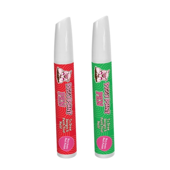 Rudolph’s Red  Green Piggy Paint Pen Bundle - Non-Toxic Nail Polish