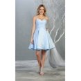 thumbnail image 2 of Juniors Womens Beautiful Ruched Bodice Homecoming Dress, 2 of 9