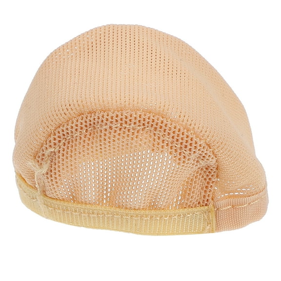 BESTYASH Doll Wig Mesh Cap Beige Fabric with Adjustable Wig Cap for Playtime and Display 1Pack