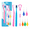 Pink, variant on Orthodontic Toothbrush Set – Features 5 Sizes Interdental Brush, V-Shaped Orthodontic Toothbrush for Braces ,Tongue Scraper,End Tuft Toothbrush for Braces and Daily Use