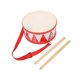 thumbnail image 5 of Juguete educativo práctico de tambor de mano de doble cara con percusión de mazo. rojo, 5 of 9