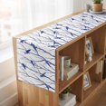 thumbnail image 6 of Table Runners 70 Inches Long Dress Scarves, Navy Blue Branches Birds Farmhouse Coffee/Dining/Kitchen Table Decor, Holiday Table Runner, Abstract Forest Silhouettes 13x70 Inch, 6 of 9