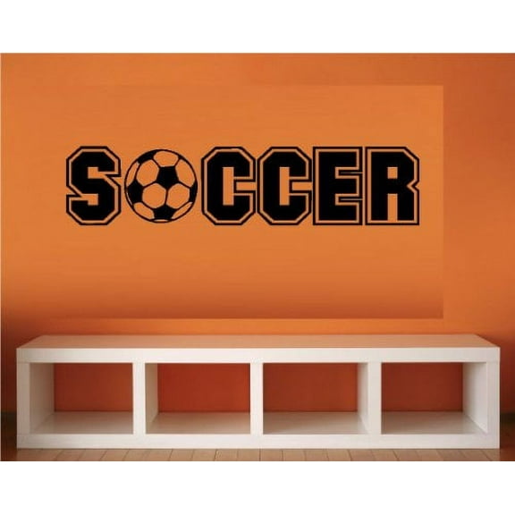SOCCER ~ WALL DECAL, 5" x 22"