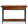 thumbnail image 2 of Leick Ironcraft Table Console en Bois en Chêne Bruni, 2 of 6