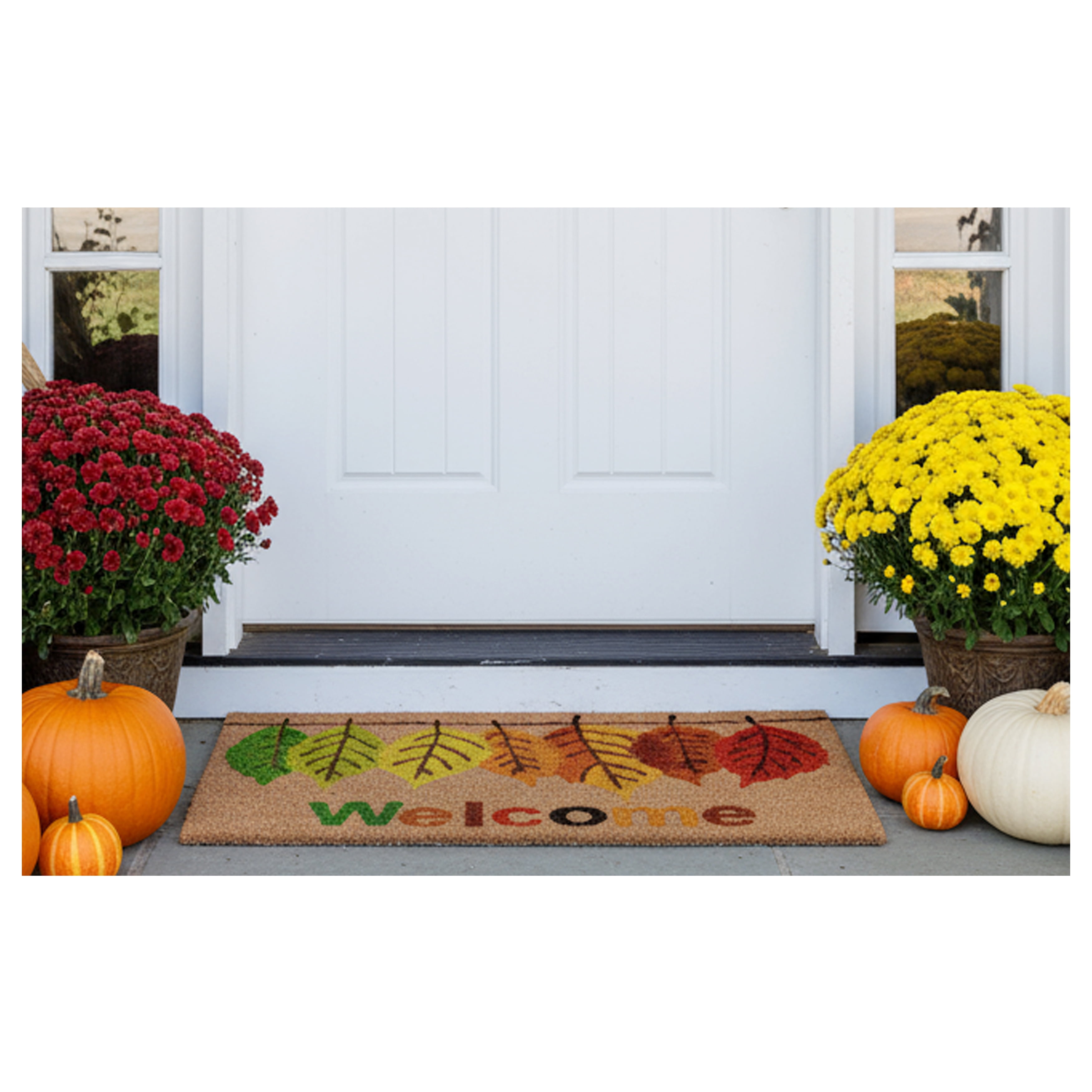 Calloway Mills 104801729 17 x 29 in. Fall Colors Rectangular Doormat, Multi Color