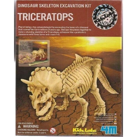 Kidz lab Triceratops Dig a Dino Excavation Kit