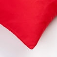 thumbnail image 3 of YWC-Microfiber Pillow Cases Queen Size 2 Pack, Soft Pillowcases with Envelope Closure, Wrinkle Resistant Pillow Covers, 20x30, Red, 3 of 4