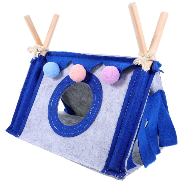 Shisuyan Guinea Pig Hideout Hamster Guinea Pig Tent Rabbit Triangular Hideout Shelter Small Animal Bed