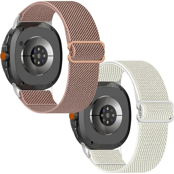 REQO 2PACK for Samsung Galaxy Watch8 Classic/Watch8 40mm 44mm Bands, Soft Sport Loop Strap Replacement Breathable Wristband for Samsung Galaxy Watch 8